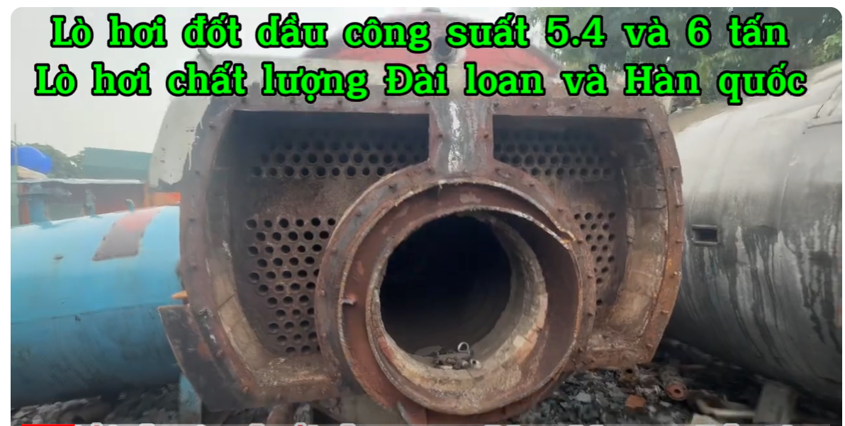 Lò hơi đốt dầu 5.4 tấn Đài loan và 6 tấn Hàn quốc #1