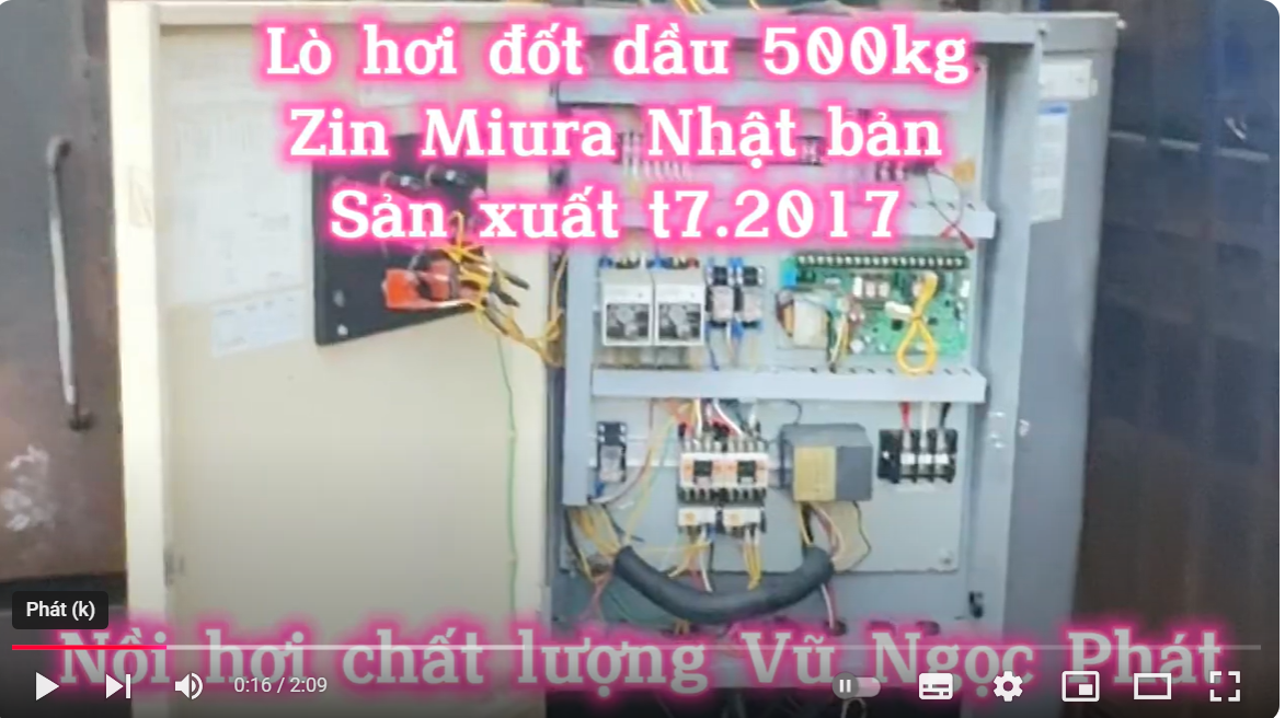 Lò hơi đốt dầu DO chất lượng