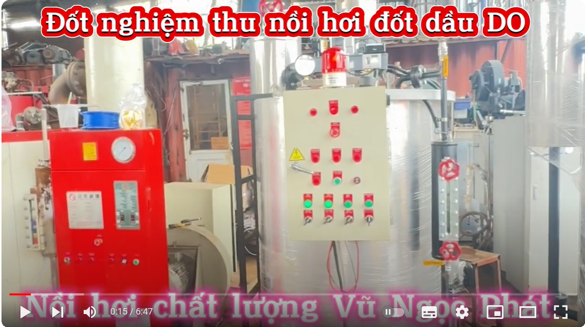 Để quá trình đốt cháy được hoàn hảo, cần phải đảm bảo được việc hoà trộn tốt giữa dầu và không khí dùng để đốt cháy. Lò hơi chất lượng đốt dầu DO công suất 500kg/giờ